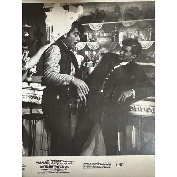 Vintage Debbie Reynolds The Second Time Around 1961 Ken Scott Steve Forrest Phot - Picture 3 of 16